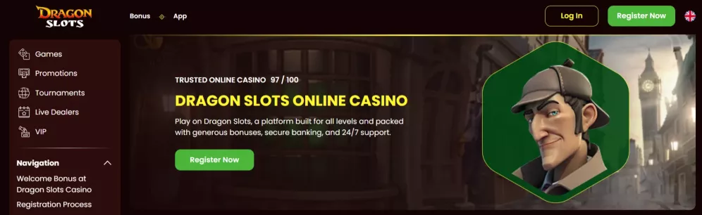 Dragon Casino – bonus 225% do 9500 zł + 200 Free Spinów na start